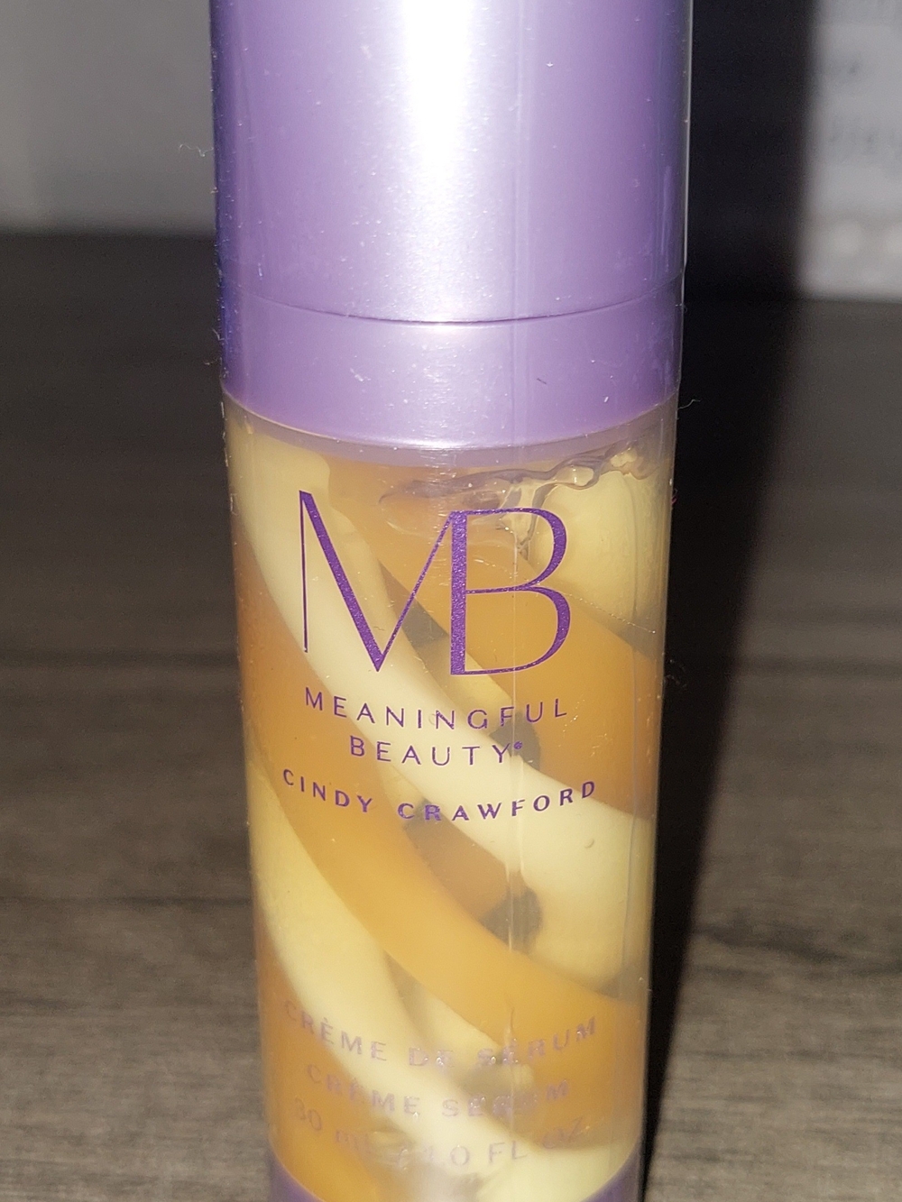 Meaningful Beauty Cindy Crawford Purple & Yellow Swirl Primer Serum